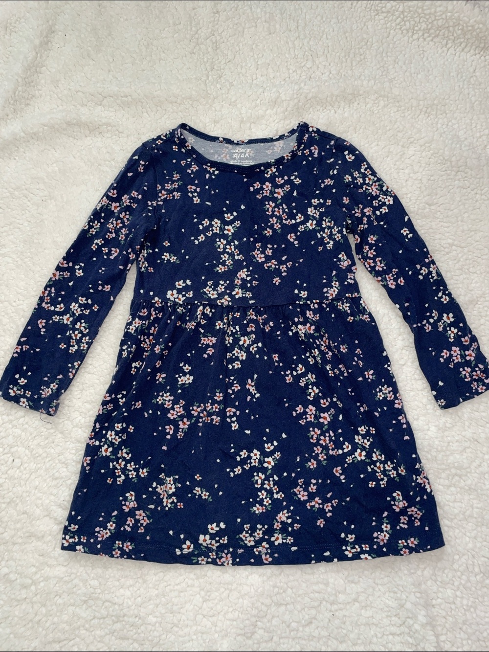 Carters Floral Long-Sleeve Dress